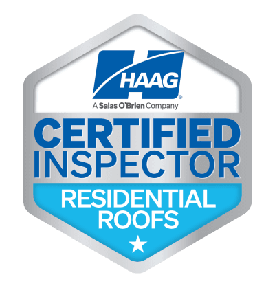 HAAG Certified Inspector, residential roofs