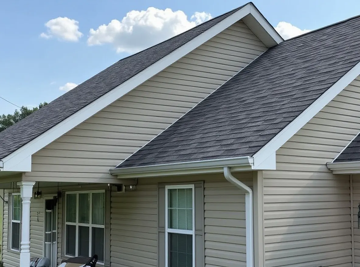 Roof of a home in Maryville, job photo: shingle roof repair