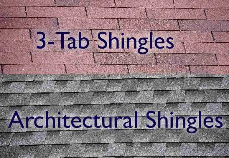 Differences in 3-Tab and Architectural Shingles