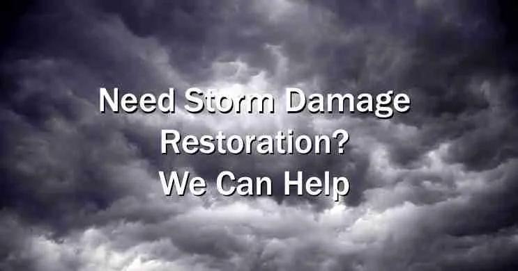 Roof Leak or Storm Damage from Ida? Let Us Help