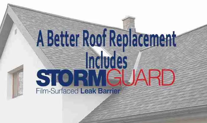 Our Superior Roofs Include Ice and Water Shield