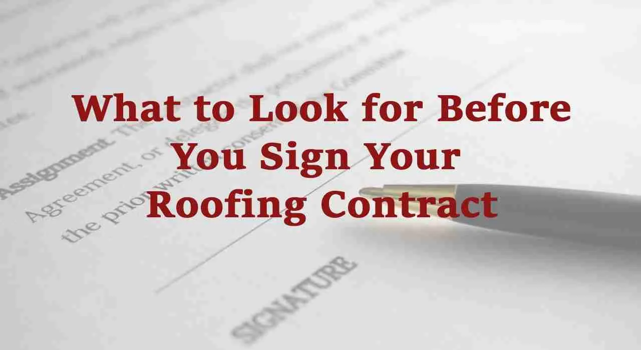 Roofing Contract Essentials