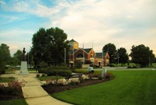 Park in front of Farragut City Hall